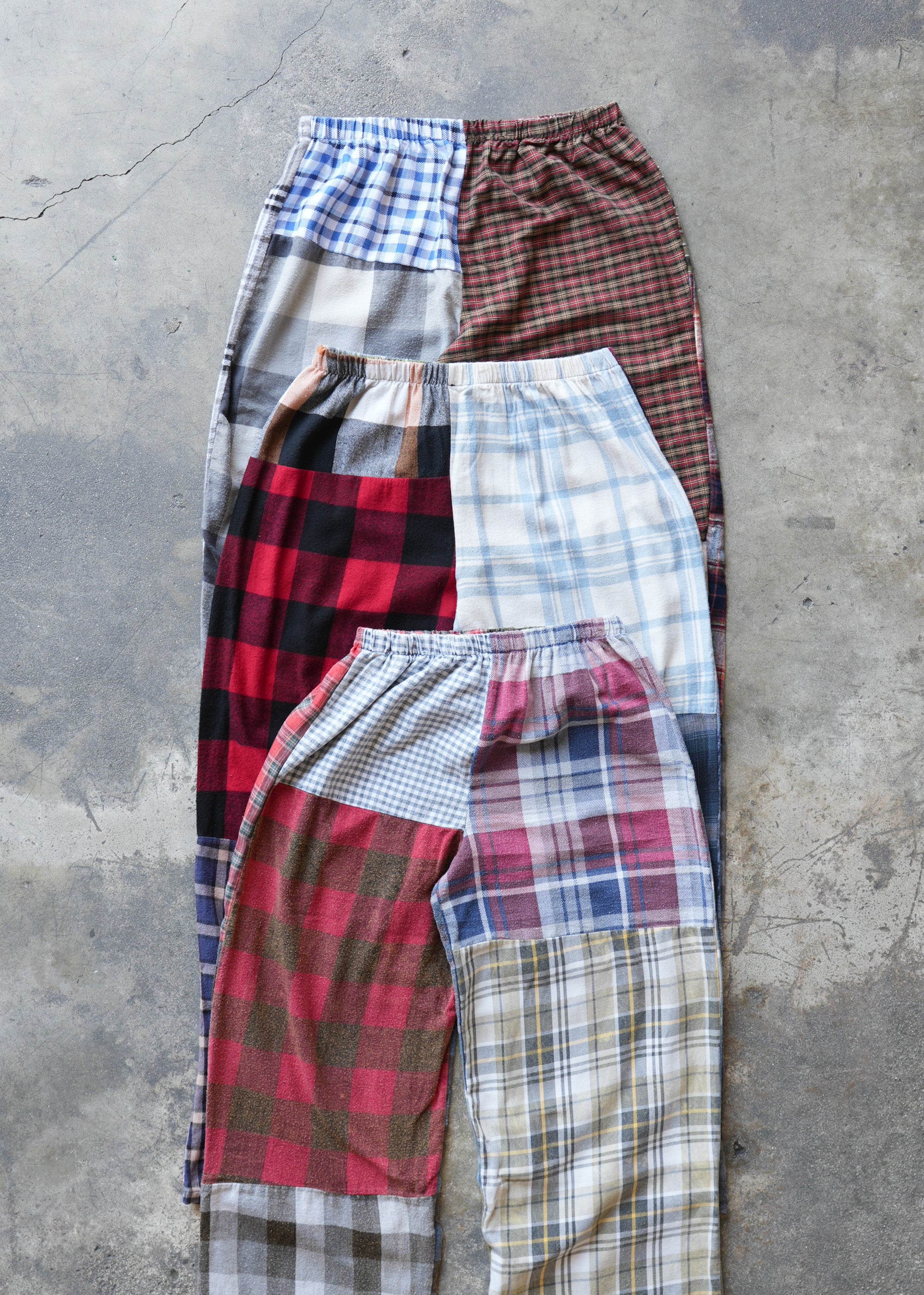 RCYCLD Flannel Pieced Pant
