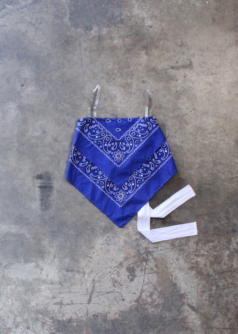 RCYCLD Bandana Tie Top