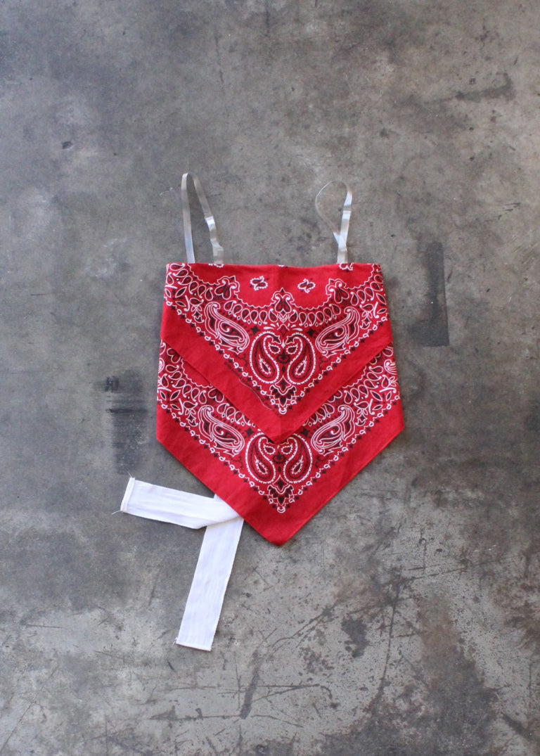 RCYCLD Bandana Tie Top