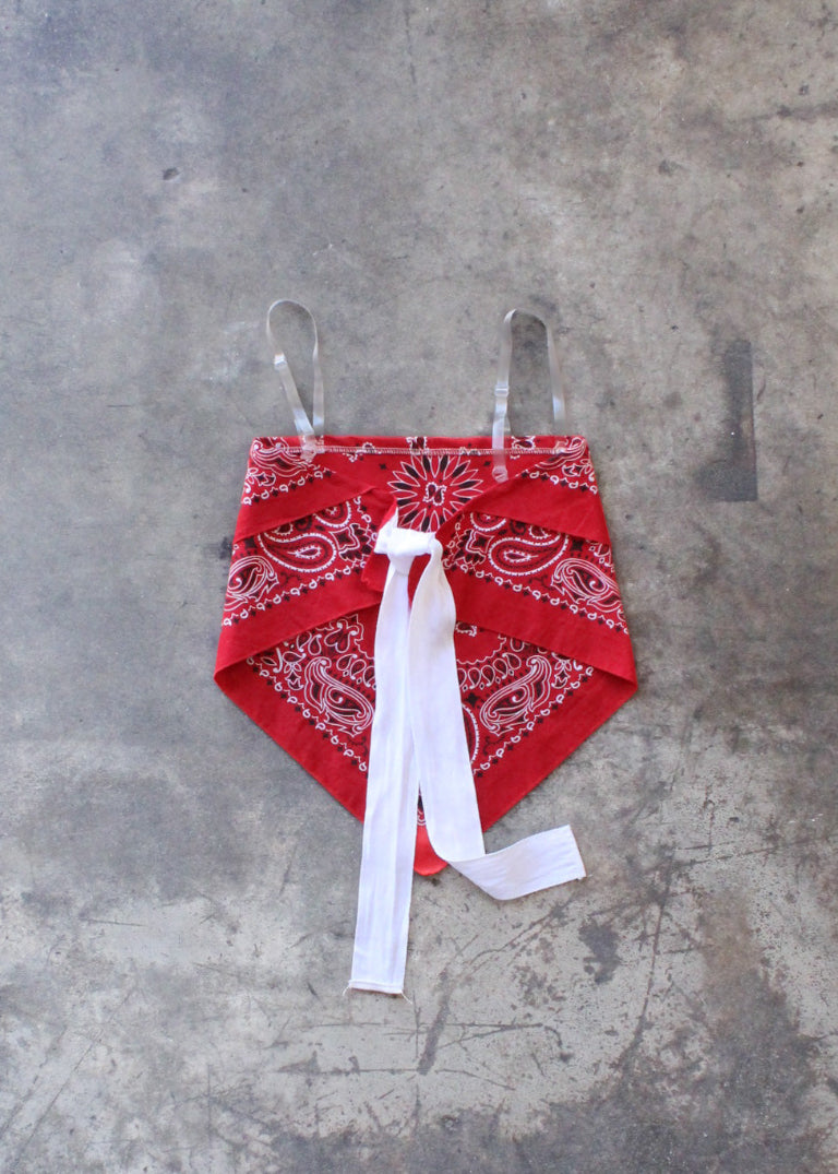 RCYCLD Bandana Tie Top