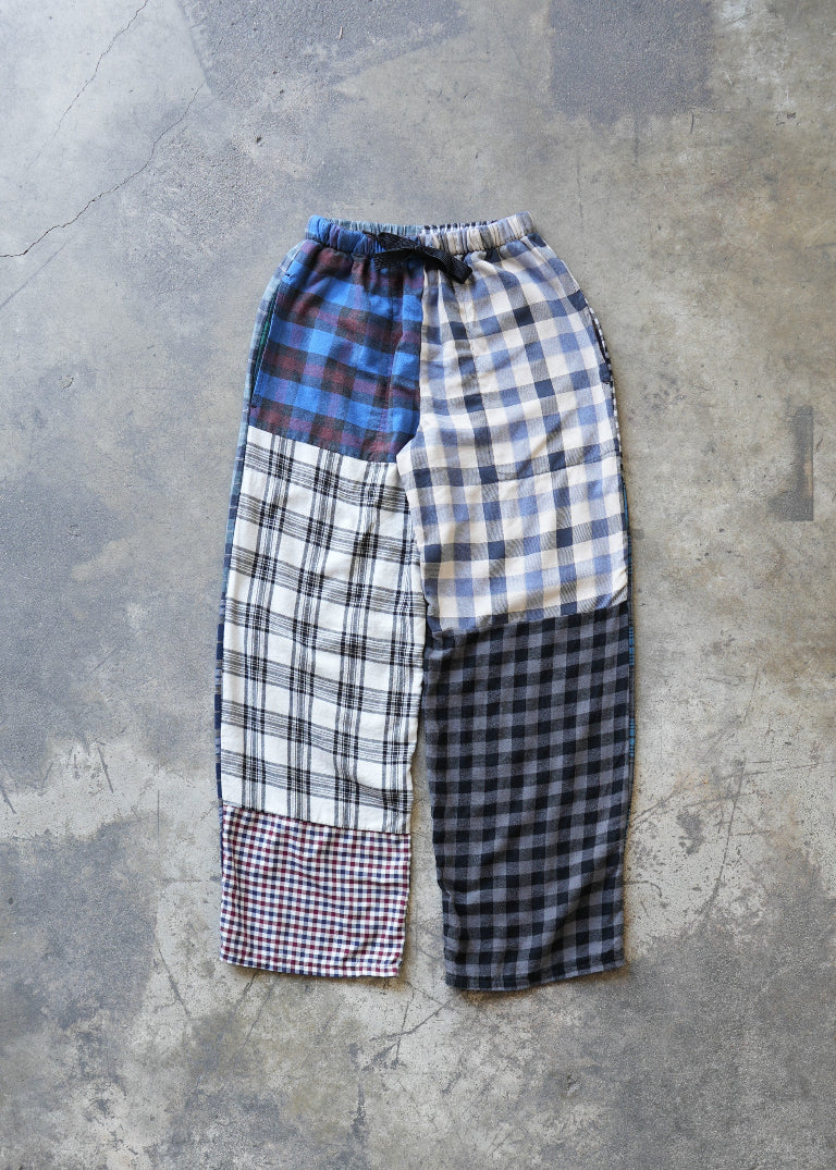 RCYCLD Flannel Pieced Easy Pant