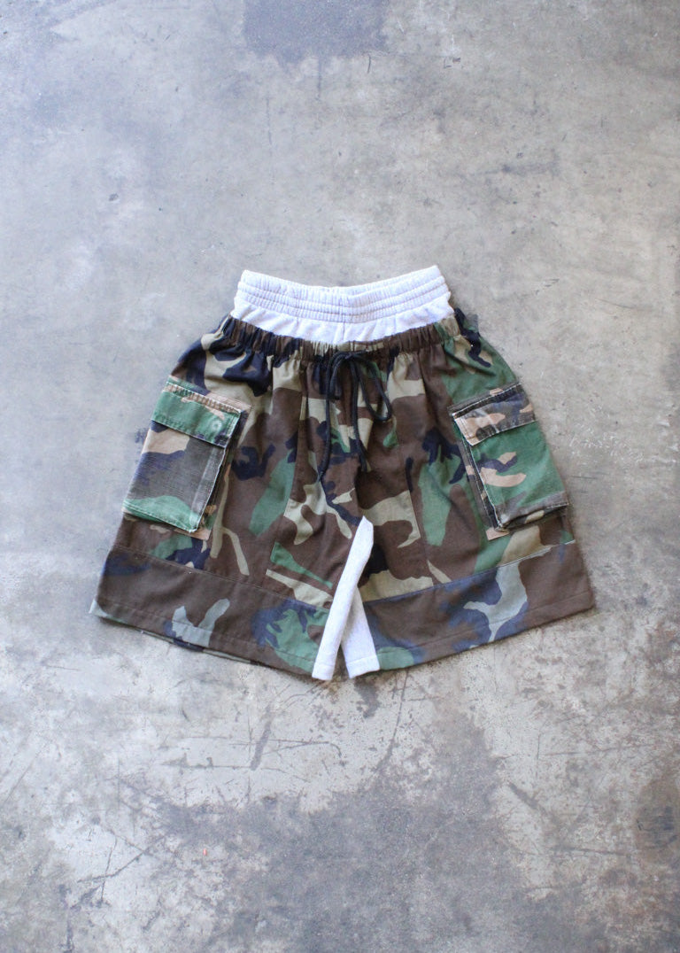 RCYCLD Camo x Sweat Shorts