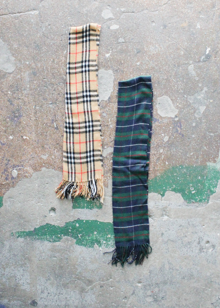 Vintage Plaid Scarf