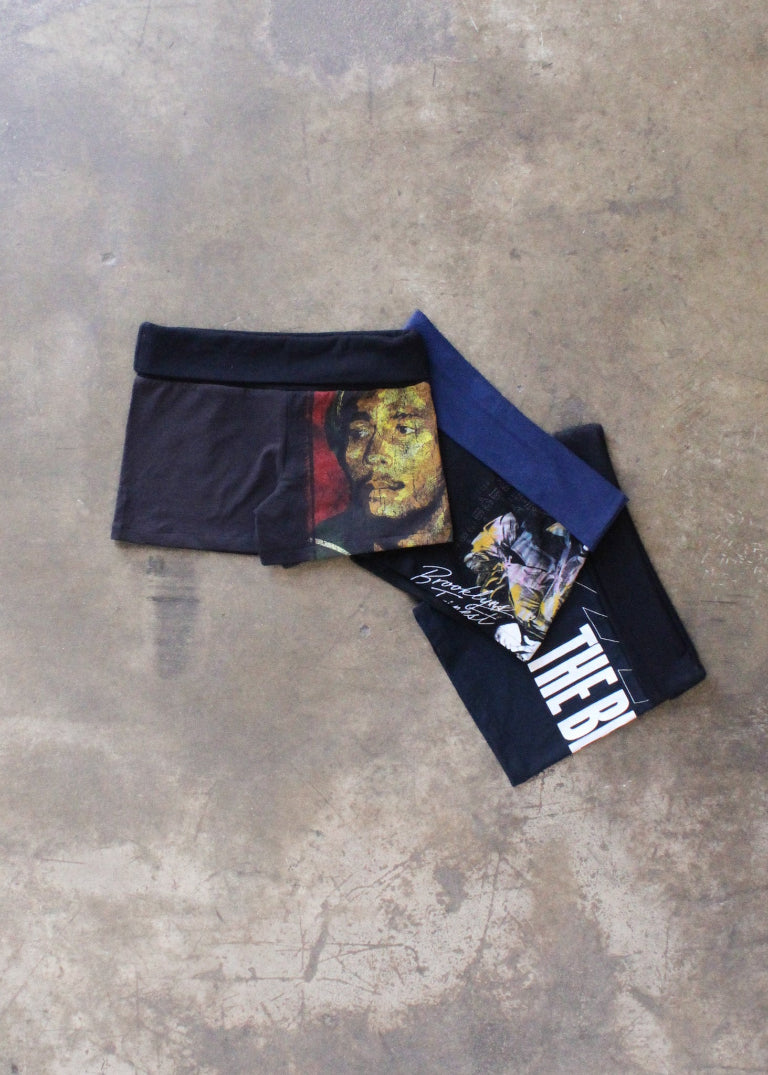 RCYCLD Fold Over Music Tee Micro Short