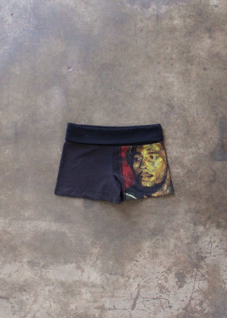 RCYCLD Fold Over Music Tee Micro Short