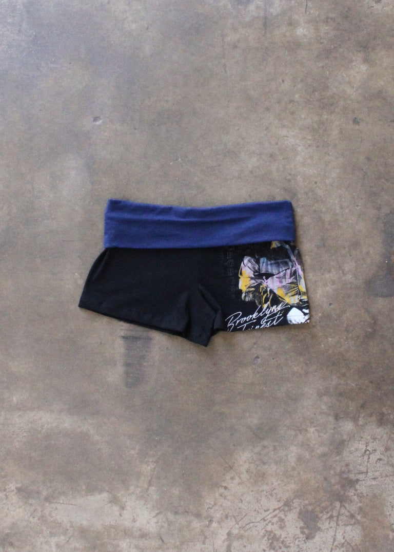 RCYCLD Fold Over Music Tee Micro Short