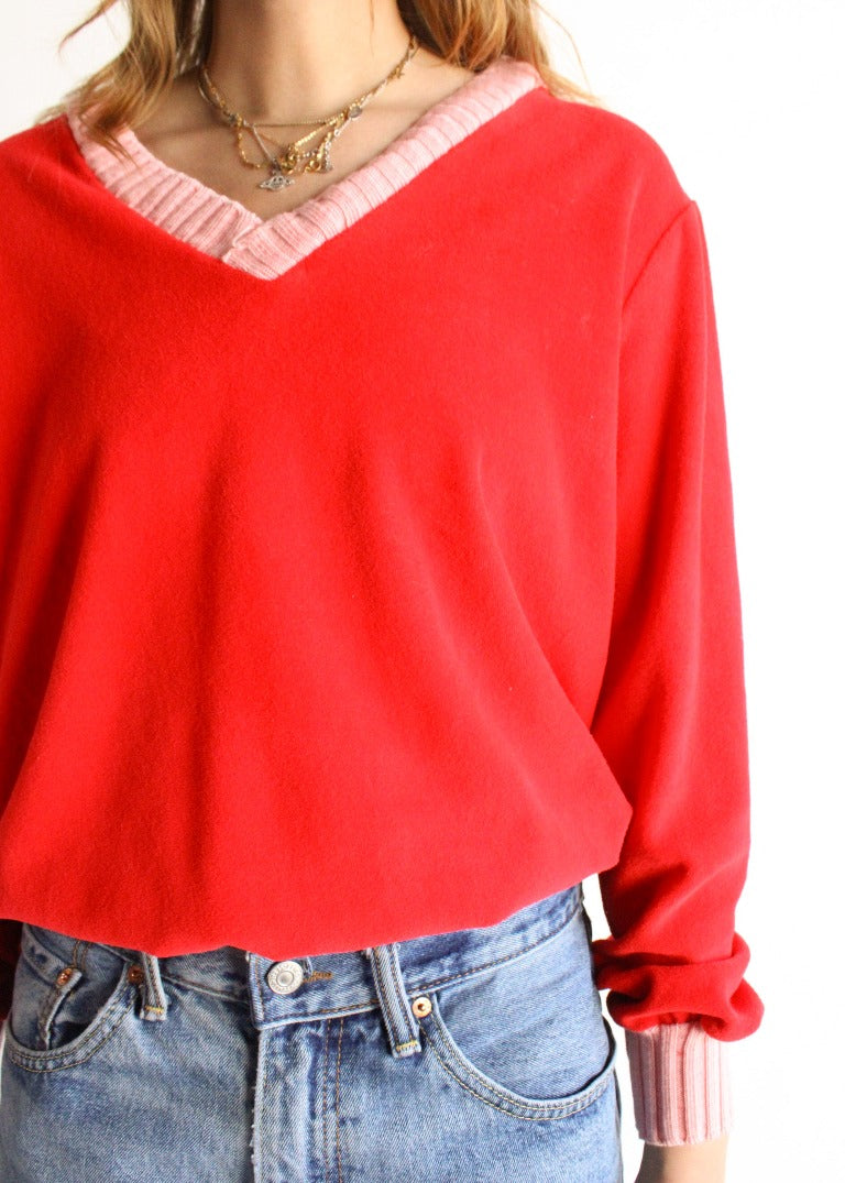 Vintage Velour Sweatshirt S0438