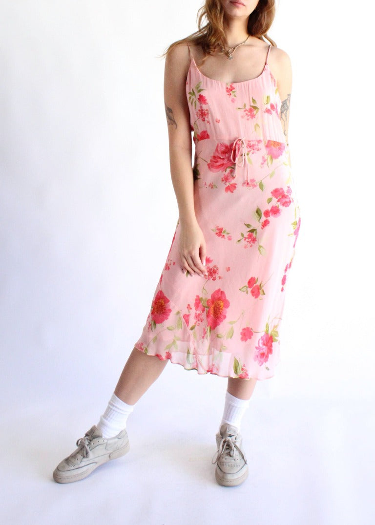 Vintage Floral Dress D0570
