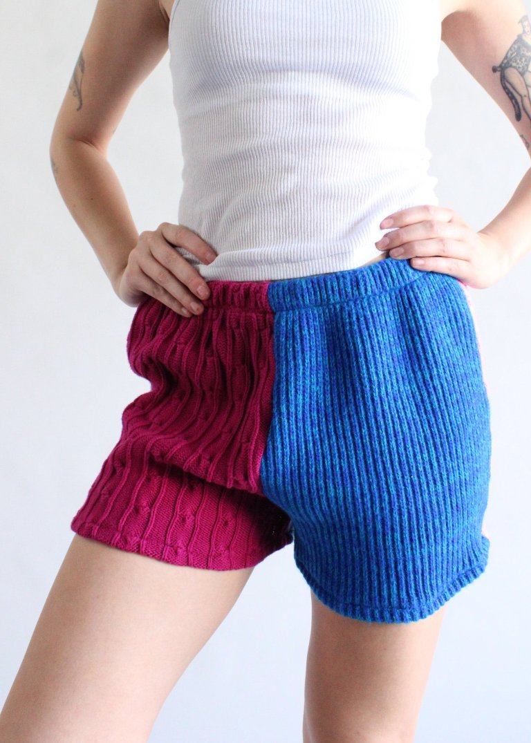 RCYCLD Knit Pieced Shorts