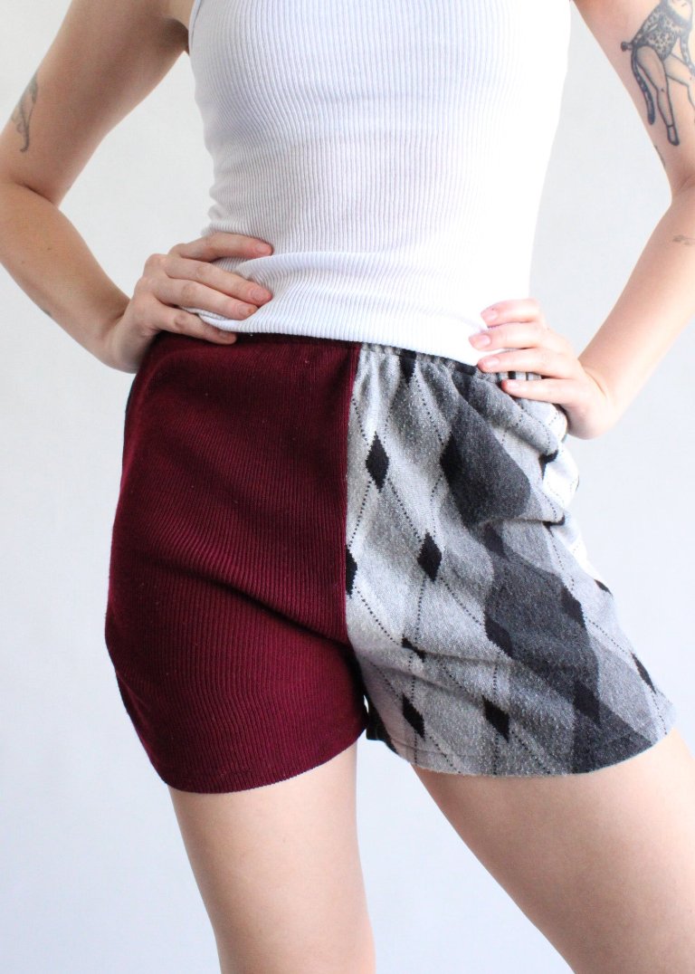 RCYCLD Knit Pieced Shorts