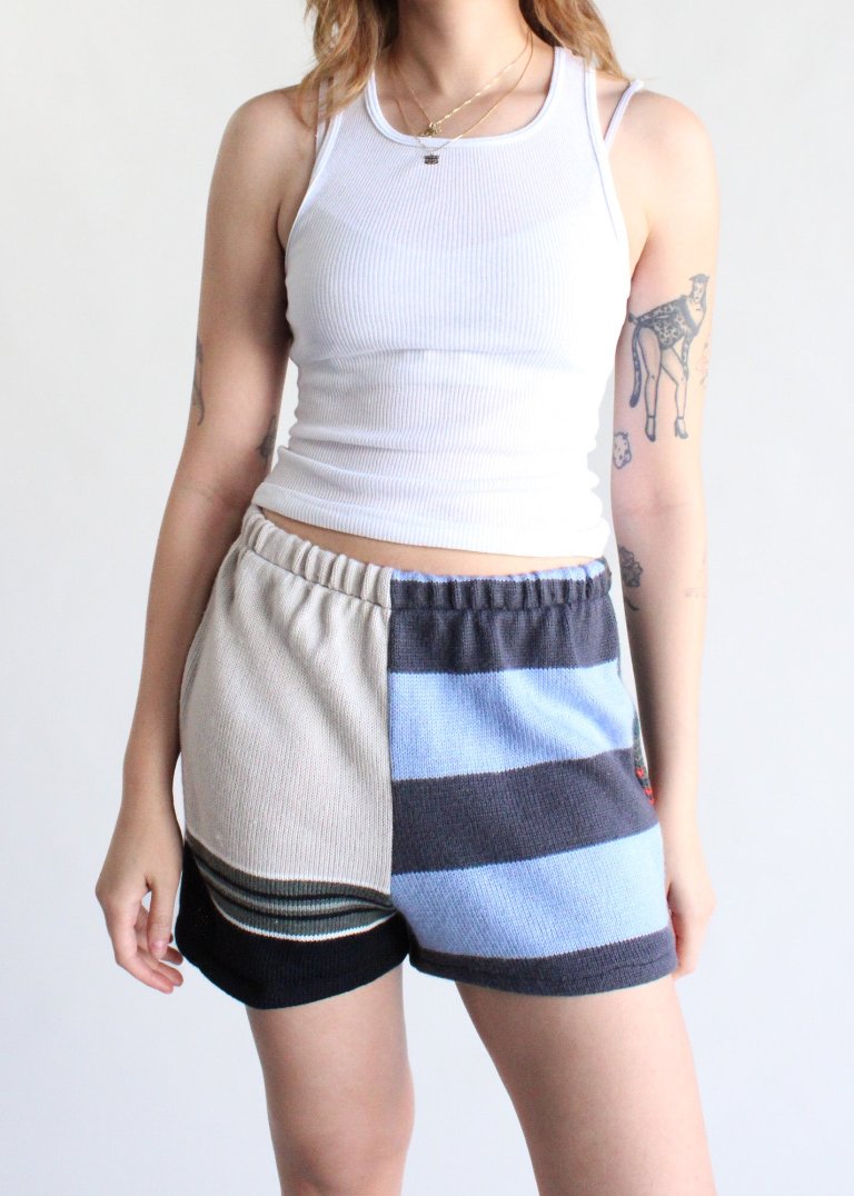 RCYCLD Knit Pieced Shorts