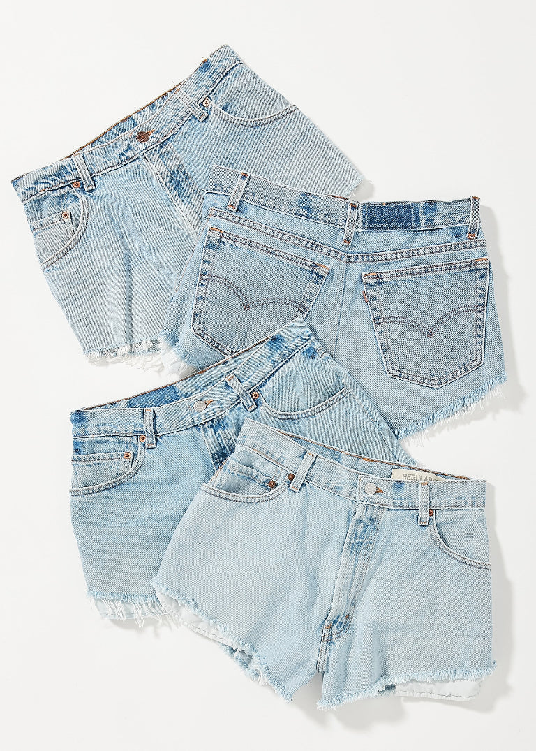 Vintage Levis Denim Cut Off Shorts
