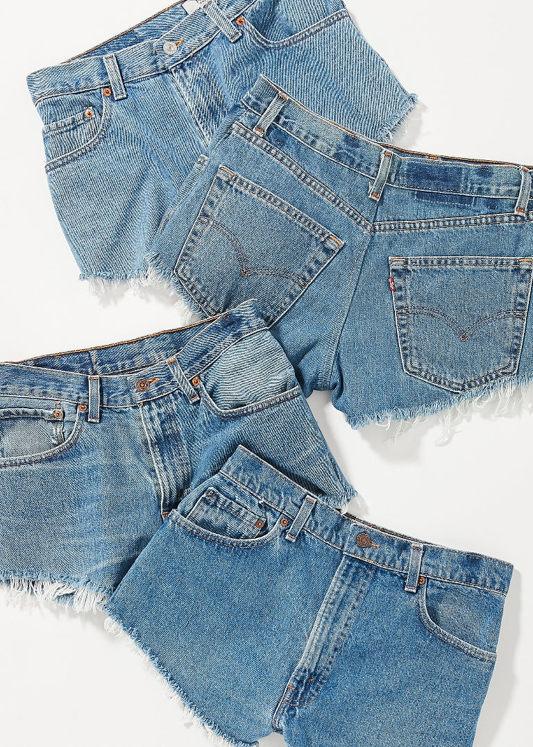 Vintage Levis Denim Cut Off Shorts