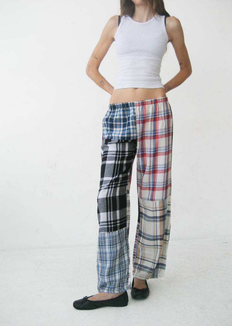 RCYCLD Flannel Pieced Pant