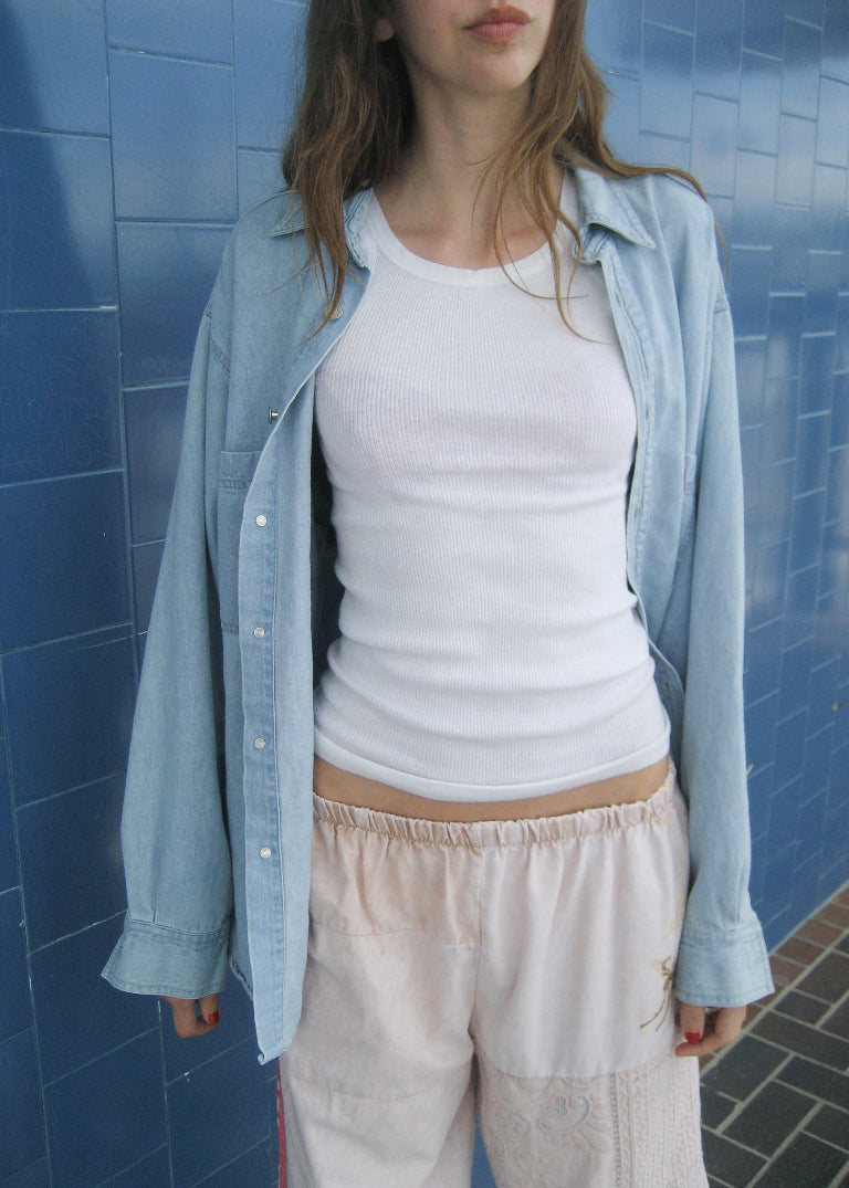 Recycled Denim Chambray Shirt