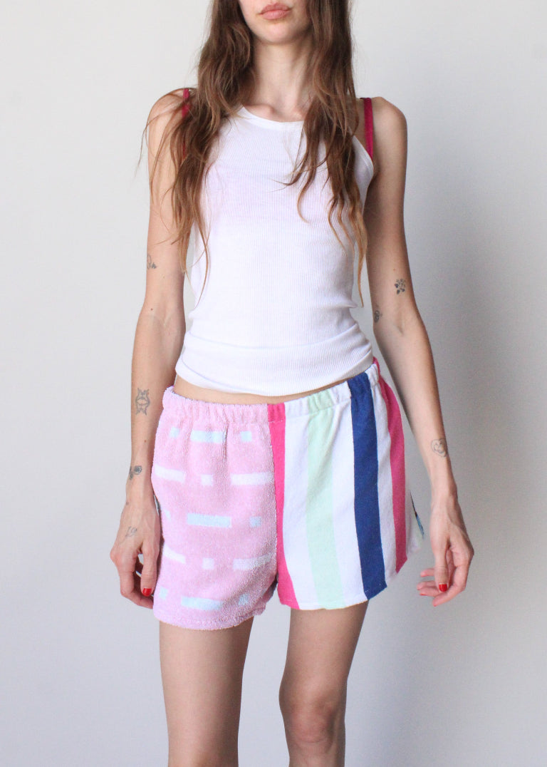 RCYCLD Towel Pieced Shorts