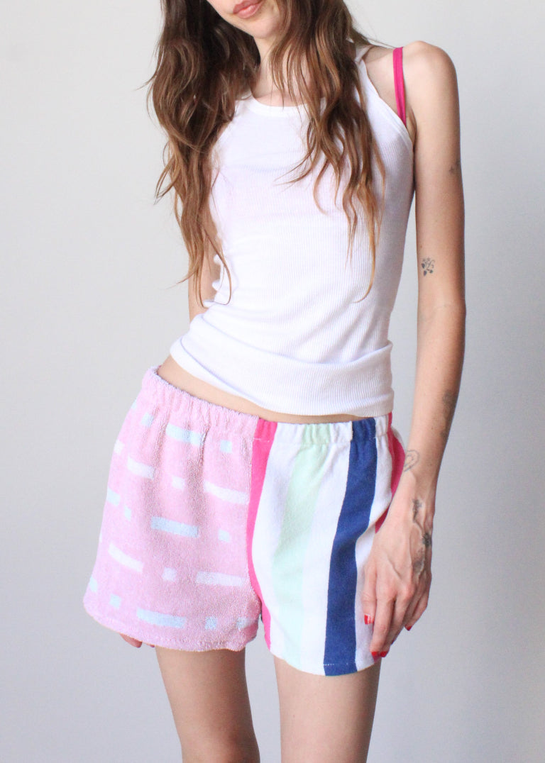 RCYCLD Towel Pieced Shorts