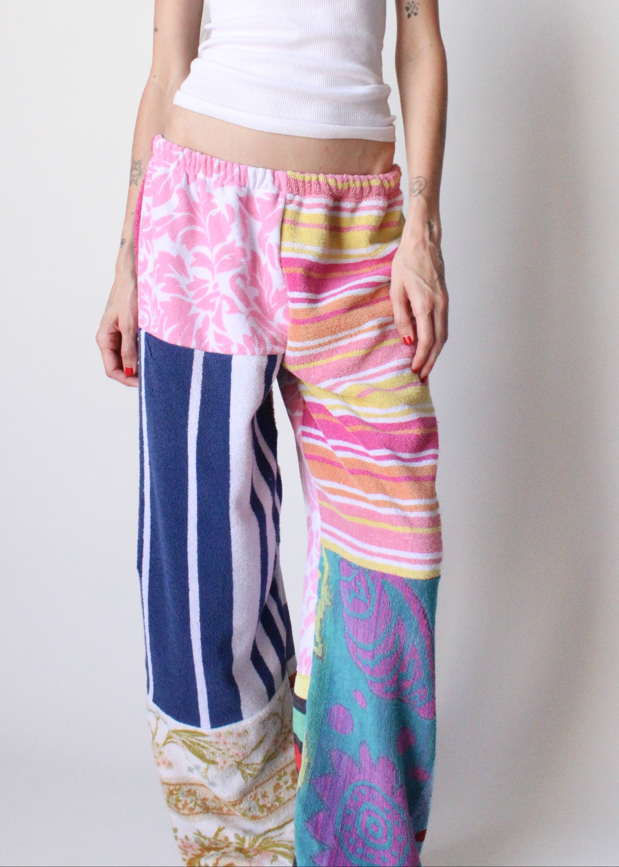 RCYCLD Towel Pieced Pants