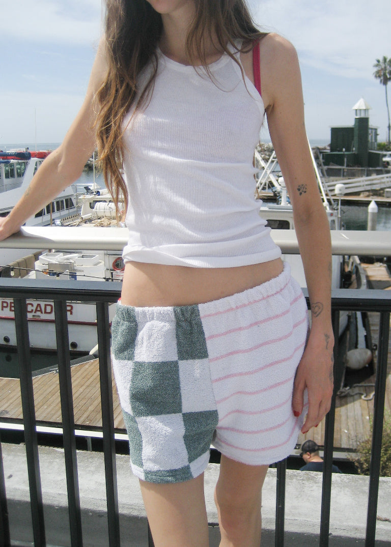 RCYCLD Towel Pieced Shorts