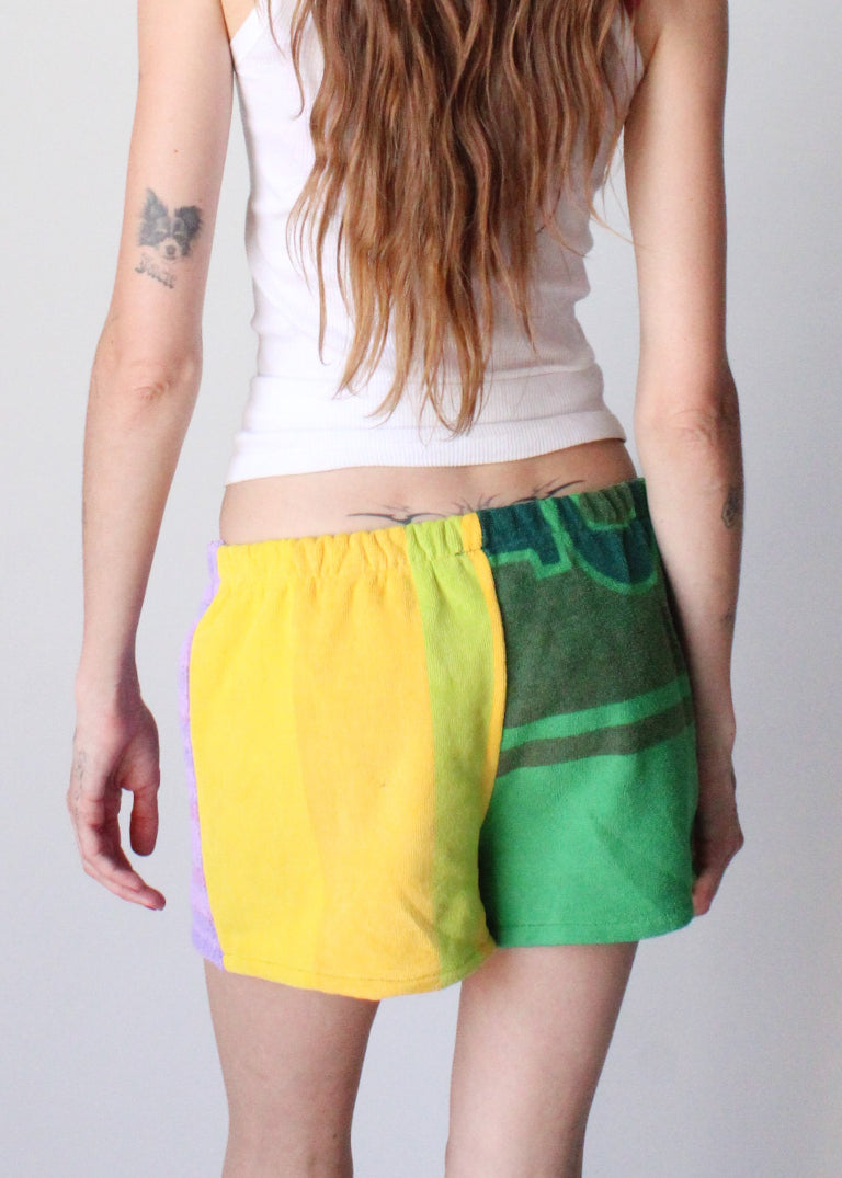 RCYCLD Over Dyed Towel Pieced Shorts