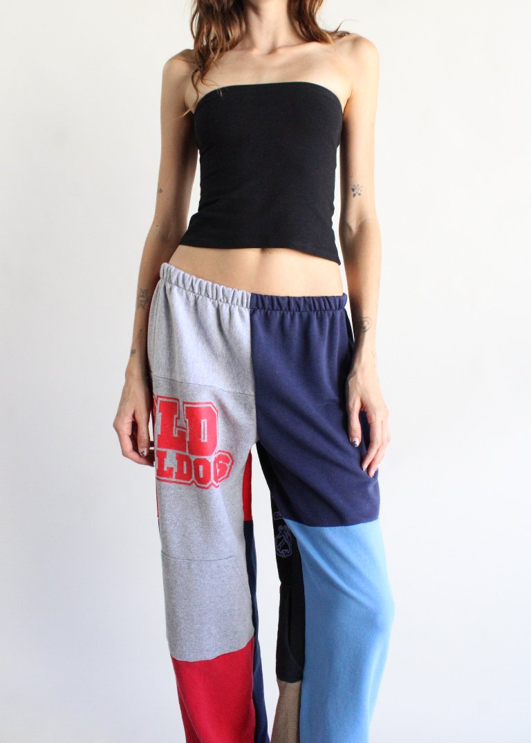 RCYCLD Sweatshirt Pieced Pants