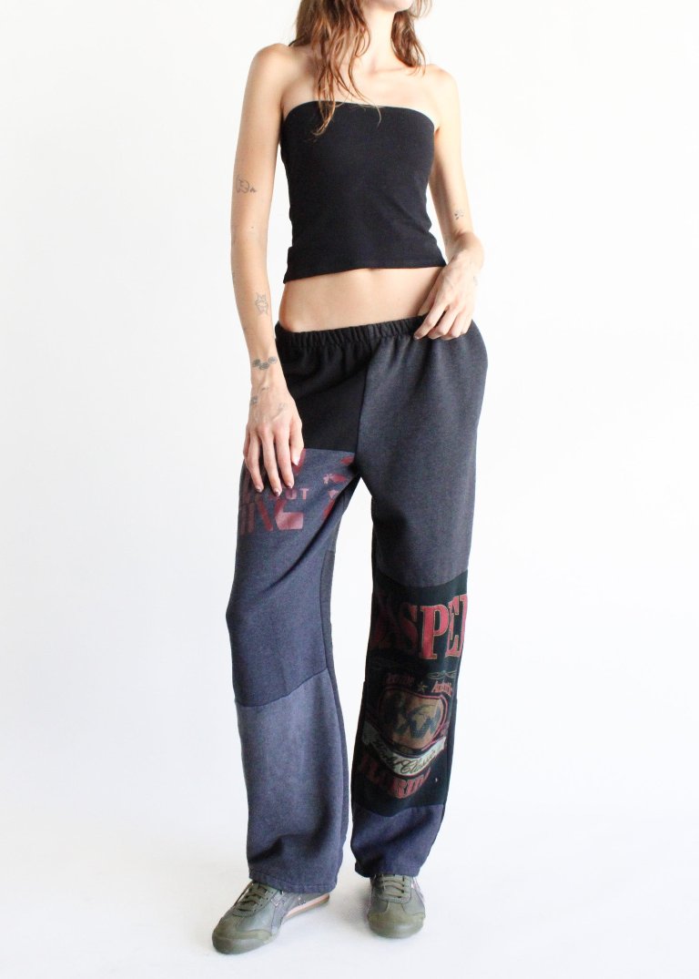 RCYCLD Sweatshirt Pieced Pants