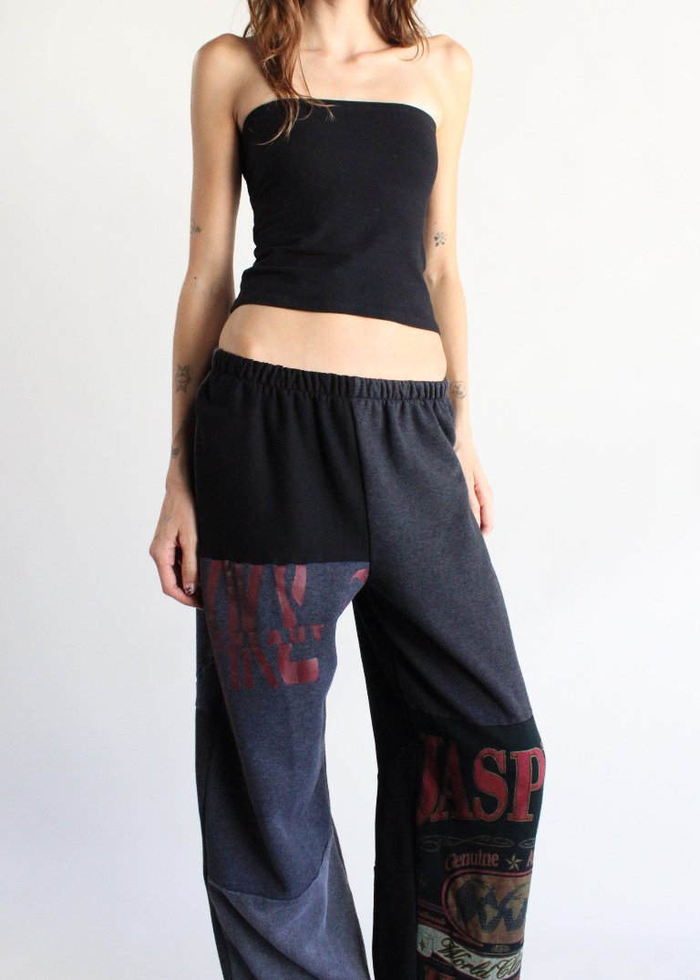 RCYCLD Sweatshirt Pieced Pants