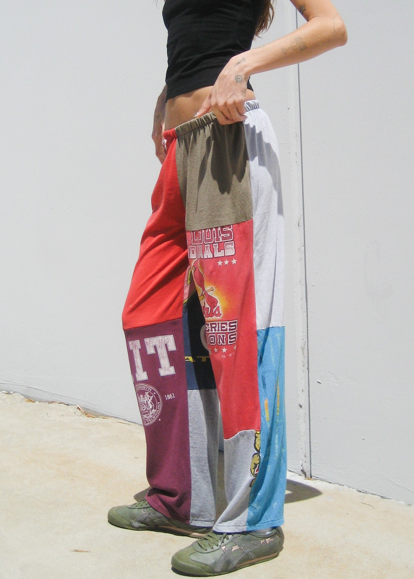 RCYCLD Graphic Tee Pieced Pant