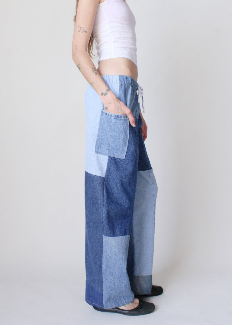RCYCLD Eco-Denim Pieced Pant
