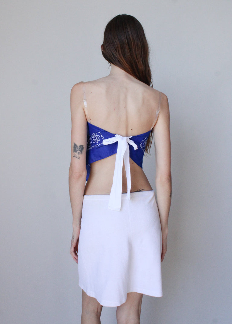 RCYCLD Bandana Tie Top