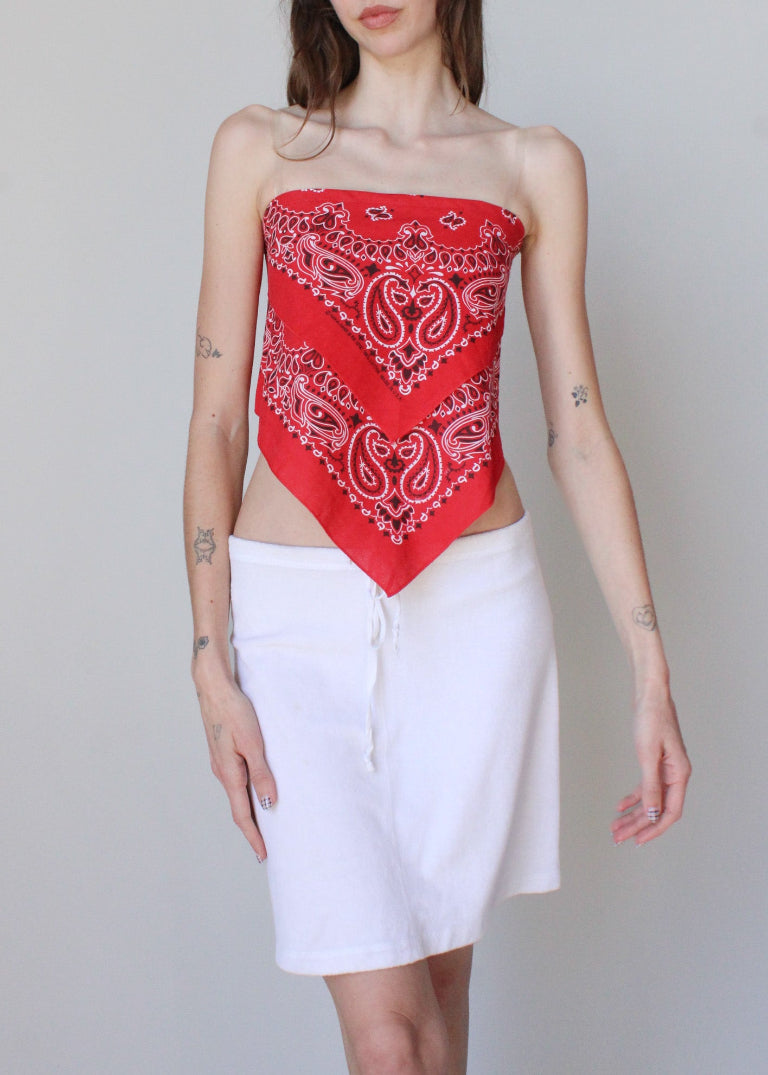 RCYCLD Bandana Tie Top