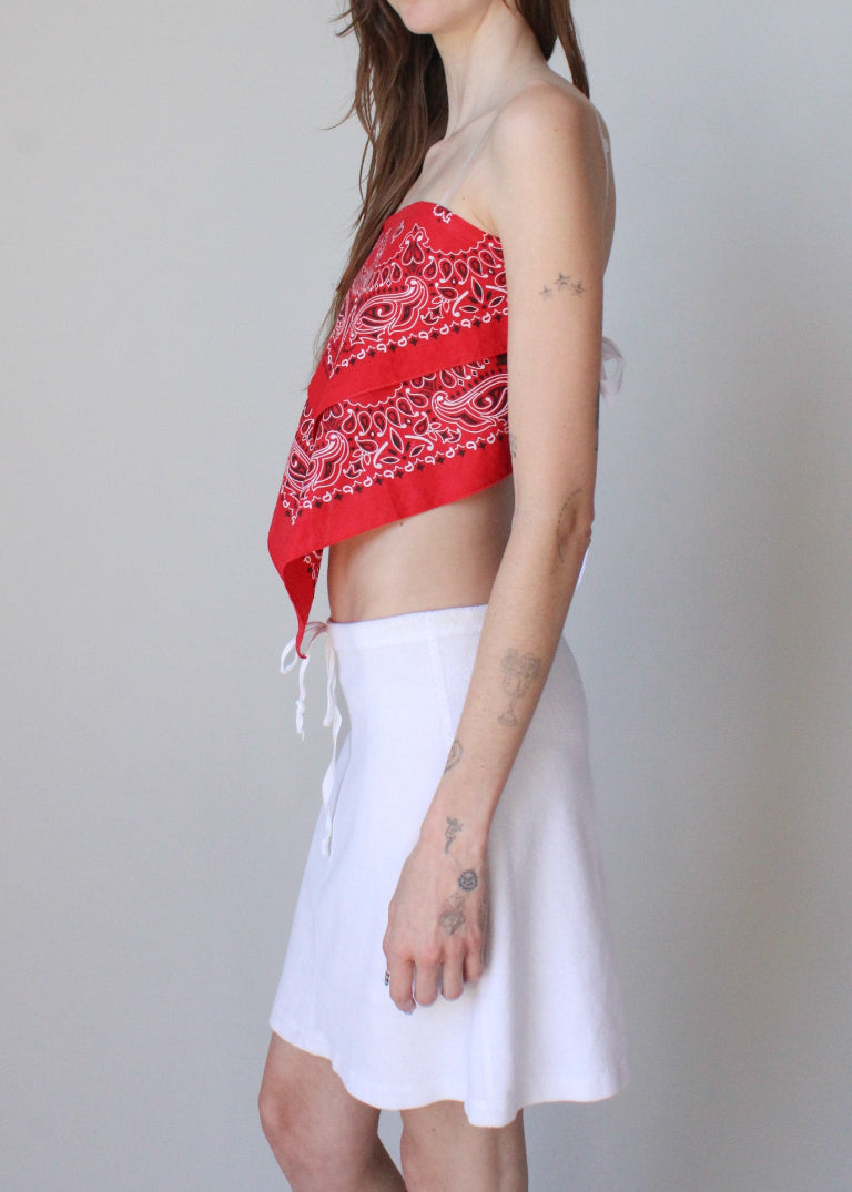 RCYCLD Bandana Tie Top