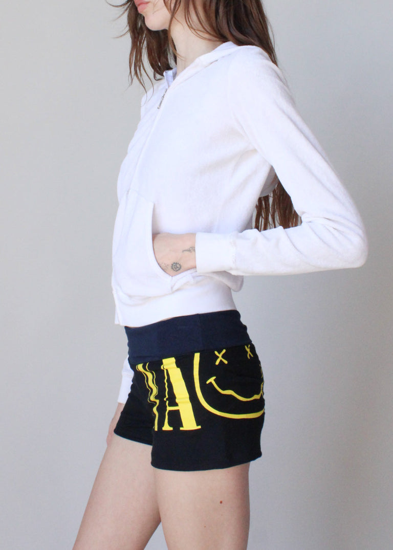 RCYCLD Fold Over Music Tee Micro Short