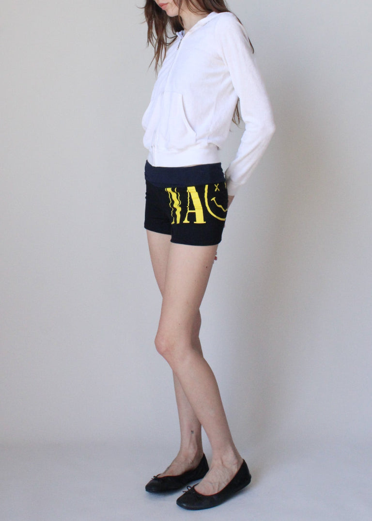 RCYCLD Fold Over Music Tee Micro Short