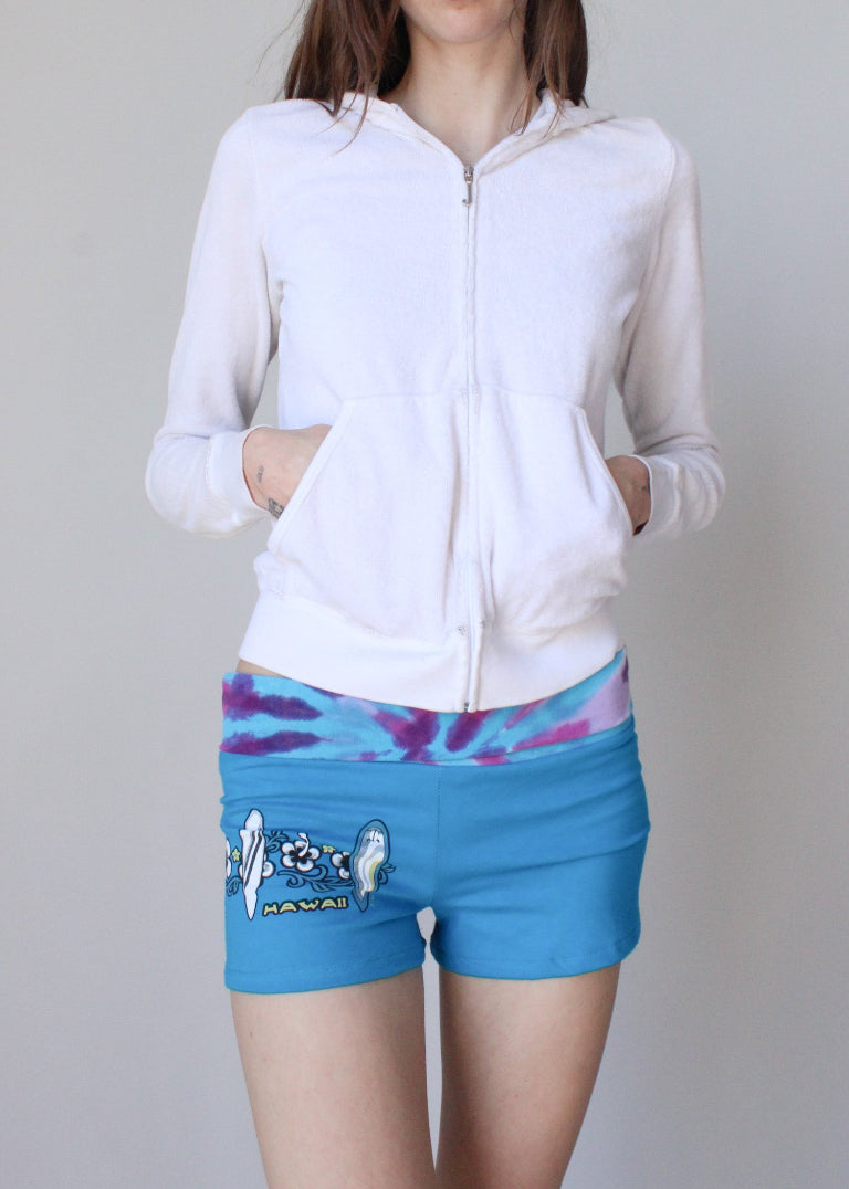 RCYCLD Fold Over Graphic Tee Micro Short