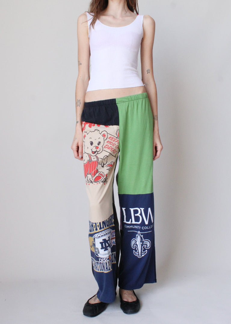 RCYCLD Graphic Tee Pieced Pant