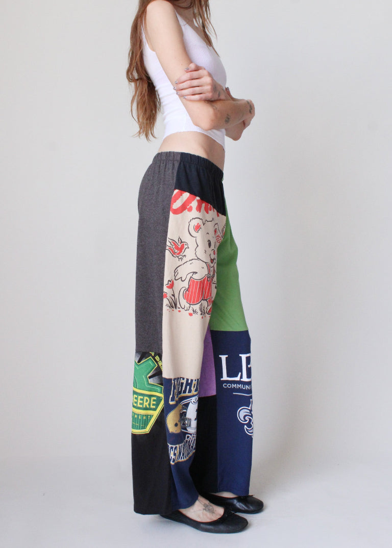 RCYCLD Graphic Tee Pieced Pant