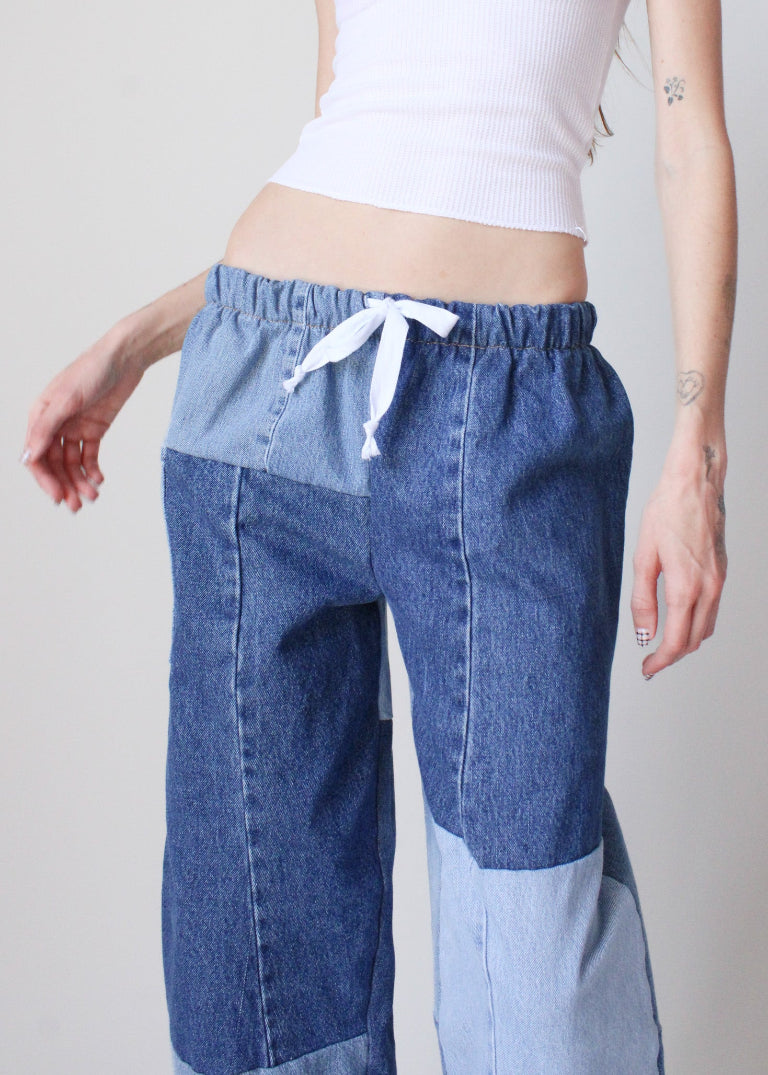 RCYCLD Eco-Denim Pieced Pant