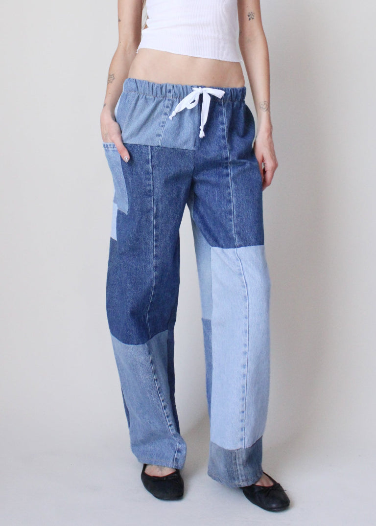 RCYCLD Eco-Denim Pieced Pant