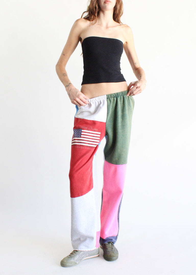 RCYCLD Sweatshirt Pieced Pant