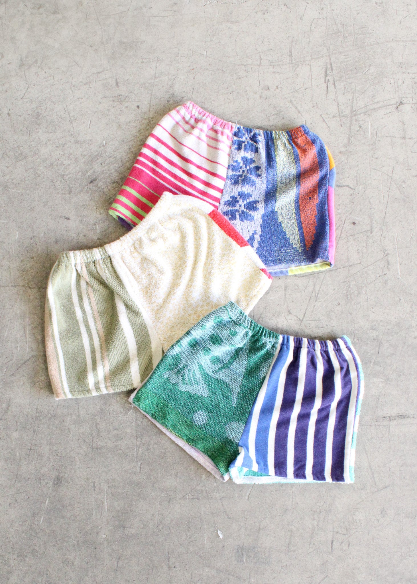 RCYCLD Towel Pieced Shorts