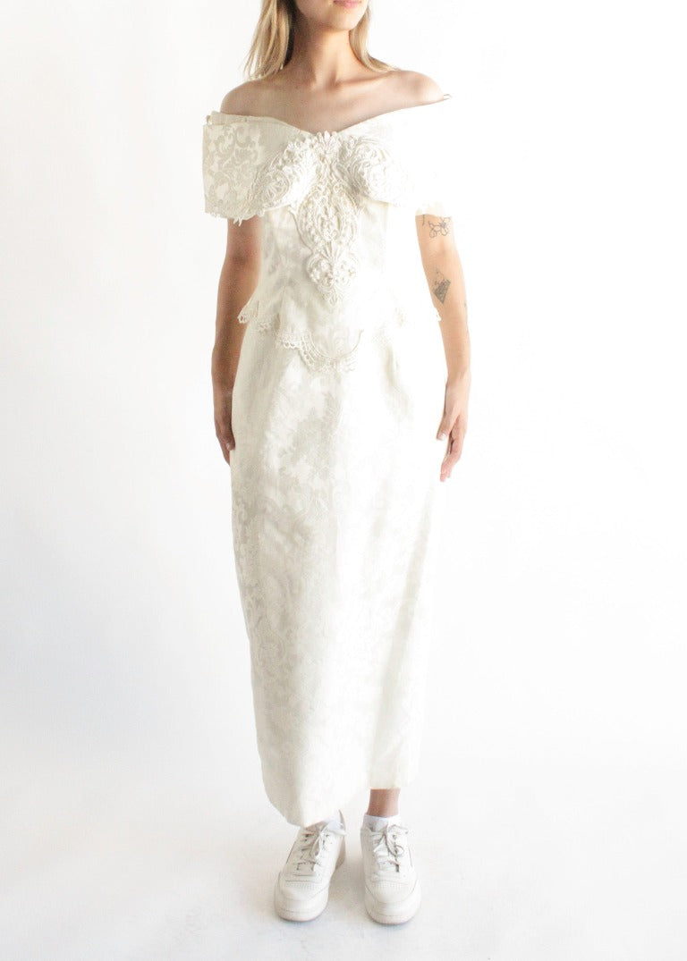 Vintage Bridal Dress D0432