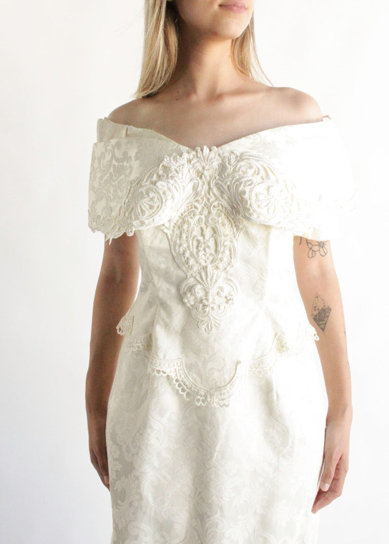 Vintage Bridal Dress D0432