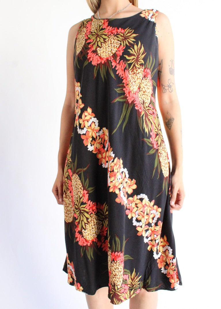 Vintage Floral Dress D0051