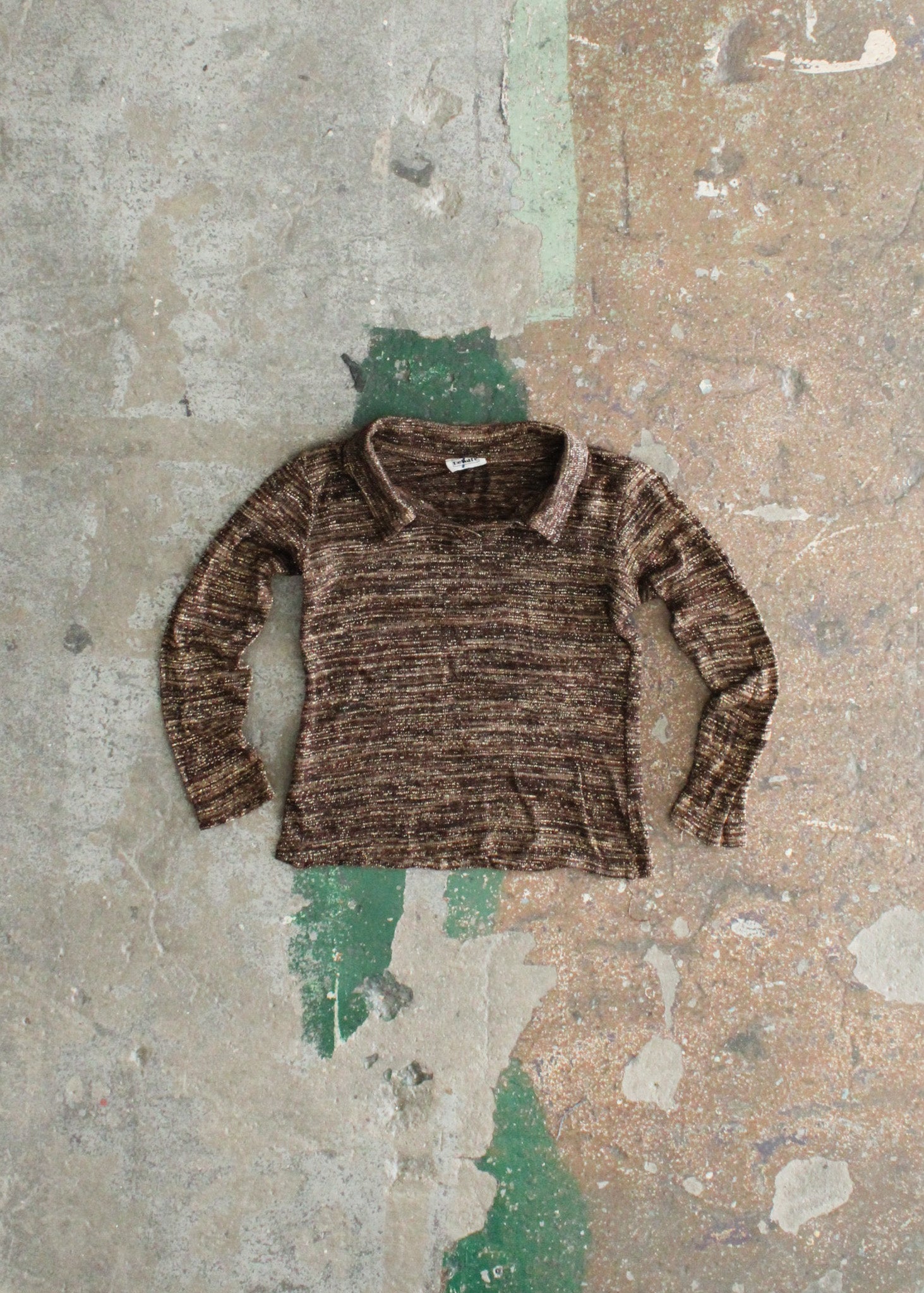 Vintage Shimmery Knit Blouse