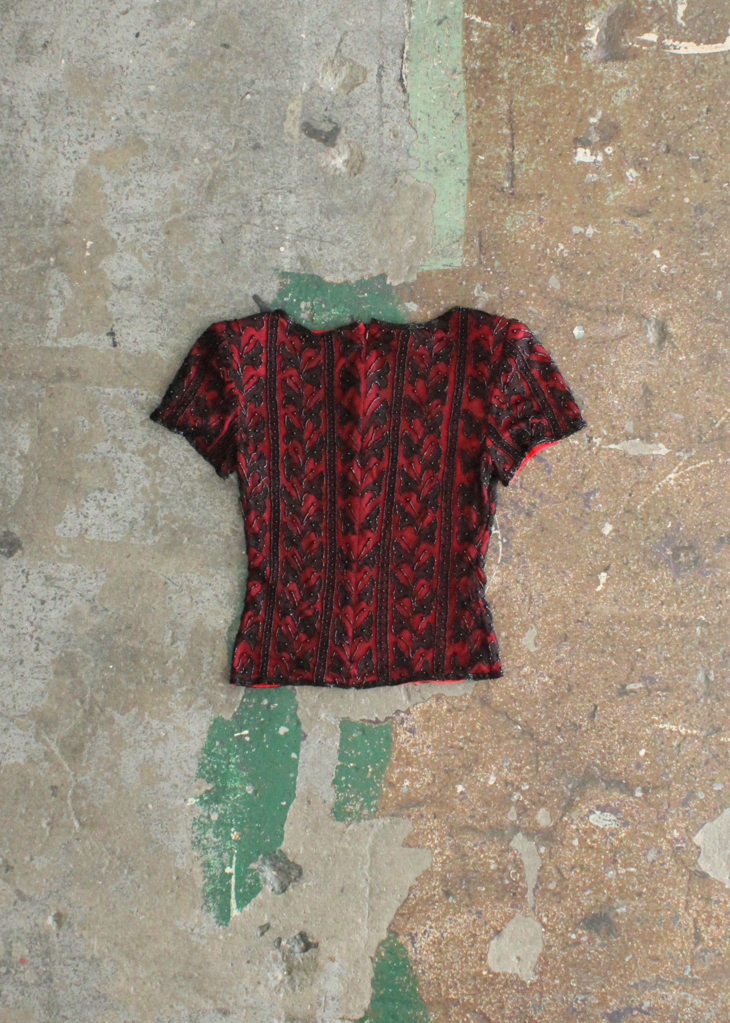 Vintage Beaded Blouse