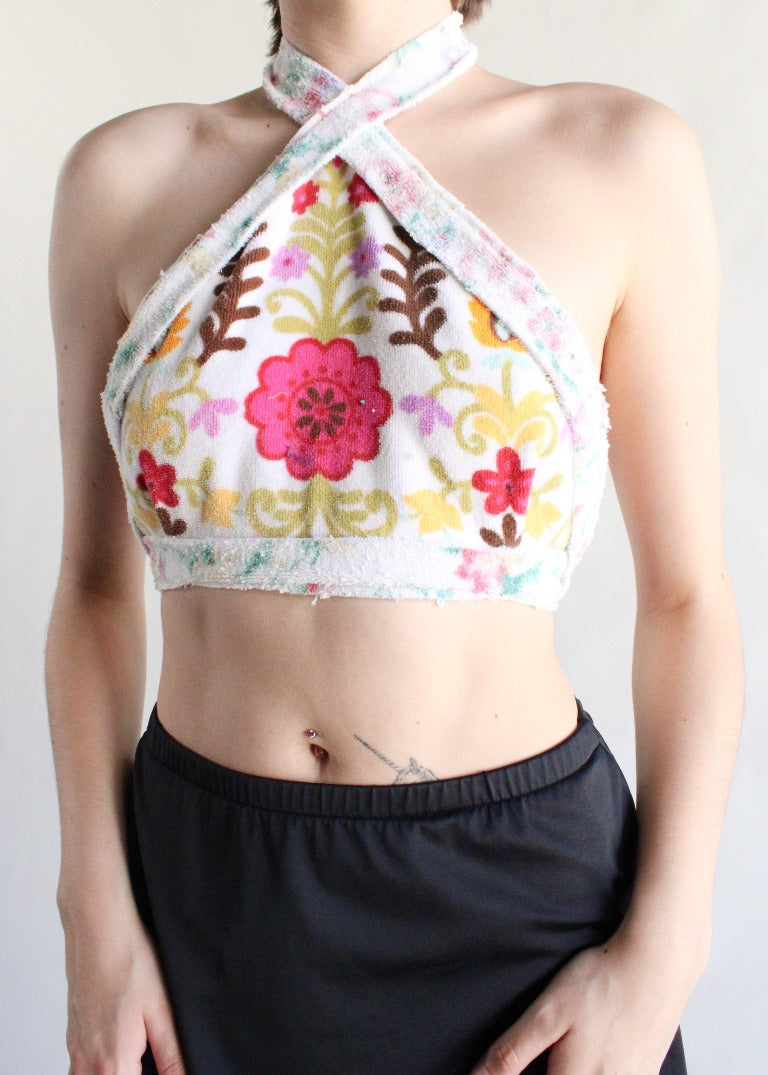 RCYCLD Tie Dye Halter Top