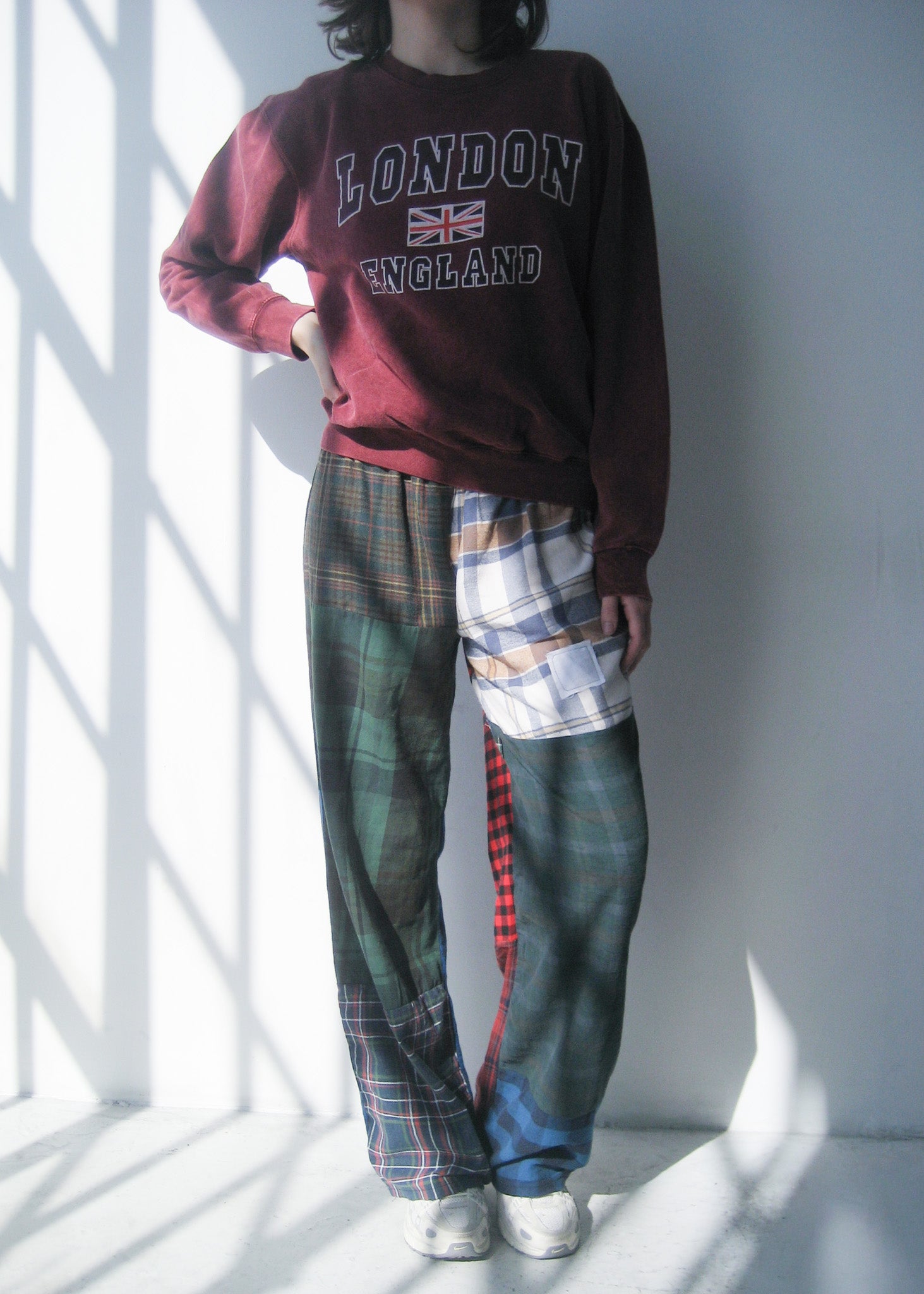RCYCLD Flannel Pieced Pants