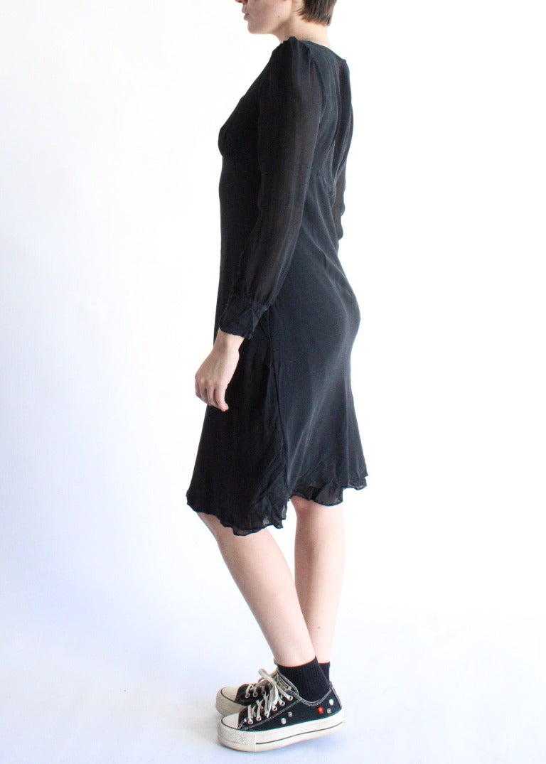 Vintage Silk Dress D0153