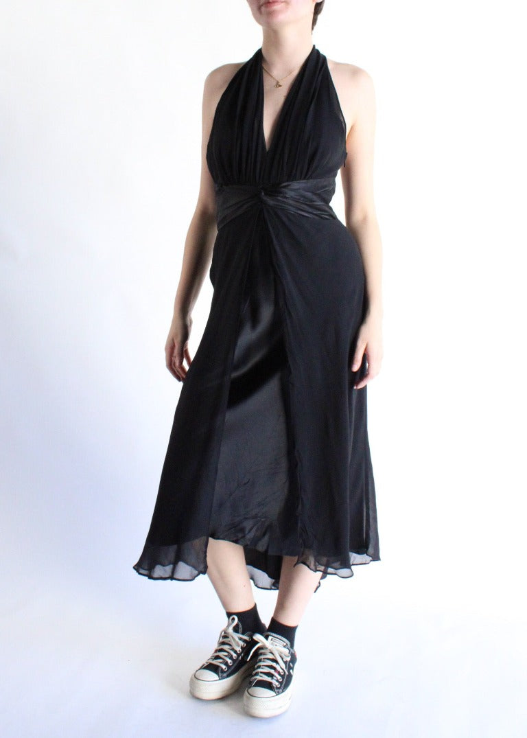 Vintage Silk Dress D0037